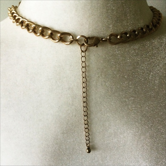 Vintage Egyptian Revival Cleopatra Style Goddess Necklace w/ Semi Precious Beads - Picture 12 of 17